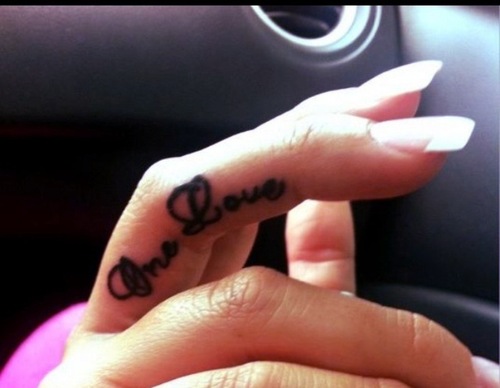 Ring Finger Tattoos are the type of tattoos which are engraved on the ring 