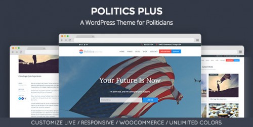 Politics Plus - Government Campaign WordPress Theme