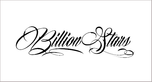 Billion Stars Personal Use Font